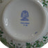Herend Indian Basket Green (Fleurs des Indes) Hand Painted Lidded Sugar Bowl #663, Rose Finial