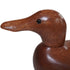 Pair of Vintage Hand-Carved Wooden Duck Decoys, Signed & Dated 1973, Glass Eyes, Decorative Folk Art
