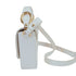 Chloé C Mini Bag, White Leather with Gold "C" Logo, Top Handle Crossbody