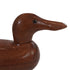 Pair of Vintage Hand-Carved Wooden Duck Decoys, Signed & Dated 1973, Glass Eyes, Decorative Folk Art