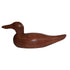 Pair of Vintage Hand-Carved Wooden Duck Decoys, Signed & Dated 1973, Glass Eyes, Decorative Folk Art
