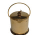 Vintage St. John Home Safari Elephant Ice Bucket, Gold Tone Brass with Leopard & Swarovski Crystals