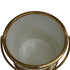 Vintage St. John Home Safari Elephant Ice Bucket, Gold Tone Brass with Leopard & Swarovski Crystals