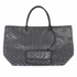 Goyard Saint Louis GM Tote, Grey Goyardine Chevron Canvas, with Pochette