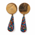 Gucci Multicolor Crystal GG Logo Drop Earrings, Resin & Rainbow Crystal, Made in Italy