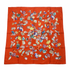 Hermès Minéraux 90cm Silk Scarf, Terracotta Red, Minerals & Crystals Print by Hugo Grygkar, with Box
