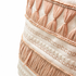 Lafayette 148 New York Ribbon-Fringe A-Line Dress, Camel & Cream Textured, Strapless, Size 6