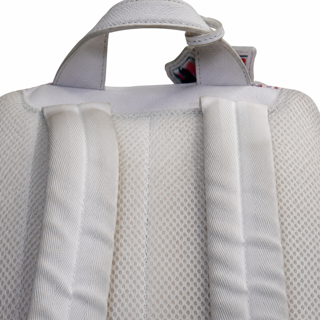 Louis Vuitton Racer Backpack, White Damier Spray, Virgil Abloh SS22, Silver Hardware