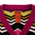 Missoni for Target Chevron Zigzag Knit Cardigan, Multicolor Pink & Olive, Button-Front, Size L