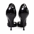 Prada Black Patent Leather Peep-Toe d'Orsay Pumps, EU 37.5 — with Original Box & Dust Bags