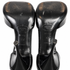 Prada Black Patent Leather Peep-Toe d'Orsay Pumps, EU 37.5 — with Original Box & Dust Bags