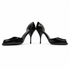 Prada Black Patent Leather Peep-Toe d'Orsay Pumps, EU 37.5 — with Original Box & Dust Bags