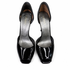 Prada Black Patent Leather Peep-Toe d'Orsay Pumps, EU 37.5 — with Original Box & Dust Bags