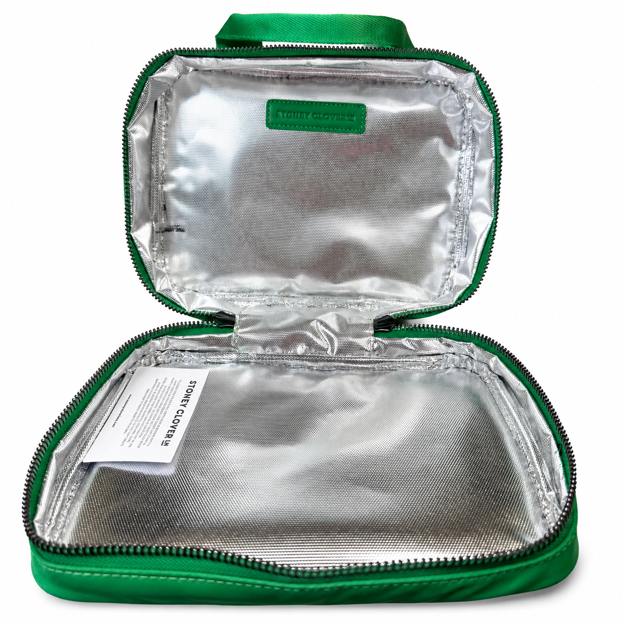 Stoney Clover Lane Insulated Lunch Box, Green Nylon, NWT — Customizable