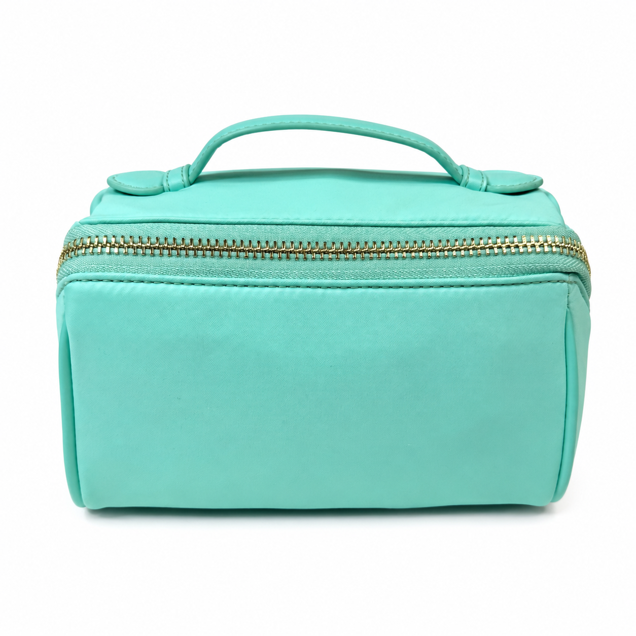 Stoney Clover Lane Lay Flat Pouch, Mint Green Nylon, Top Handle, NWT