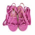 Stuart Weitzman Altdup Espadrille Lace-Up Sandals, Lilac Canvas, Women's US 7.5
