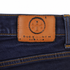 Tory Burch Dark Wash Skinny Jeans, Gold Logo Button, Five-Pocket, Size 24