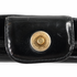 Vintage Yves Saint Laurent Black Leather Top-Handle Satchel, Kelly-Style with Gold-Tone YSL Hardware