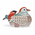 Vintage Chinese Export-Style Famille Verte Porcelain Mandarin Duck Covered Box