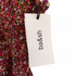 ba&sh Sweety Smocked Floral Ruffle-Strap Cami Top, Noir, Size L (ba&sh 3), NWT